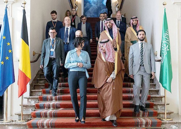 Minister of Foreign Affairs Prince Faisal Bin Farhan Bin Abdullah met Wednesday with the President of the Belgian Senate Stephanie D’Hose.