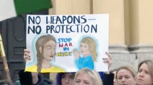 Munich is focus of multiple anti-war demonstrations and pro-Ukraine rally.