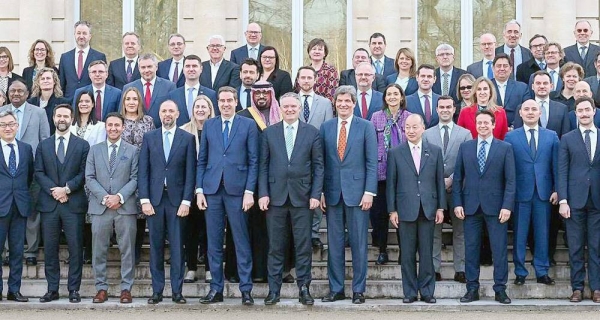 Minister of Economy and Planning, Faisal bin Fadhil Al Ibrahim held discussions with high-level representatives and ministers In Paris on the sidelines of the OECD ministerial meeting.