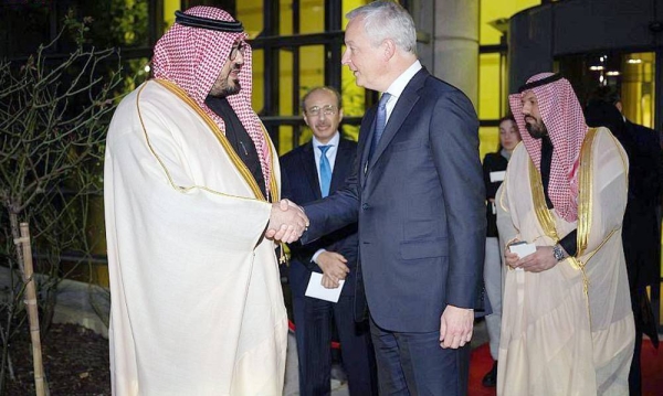 Minister of Economy and Planning, Faisal bin Fadhil Al Ibrahim held discussions with high-level representatives and ministers In Paris on the sidelines of the OECD ministerial meeting.