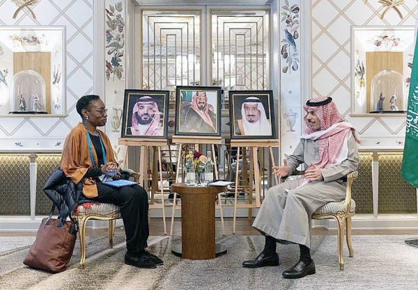 Minister of Foreign Affairs Prince Faisal Bin Farhan Bin Abdullah met Sunday with CEO and President of the International Crisis Group Dr. Comfort Ero on the sidelines of the 2023 Munich Security Conference (MSC) in Germany.