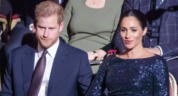 Prince Harry and Meghan Markle seen in this file photo.