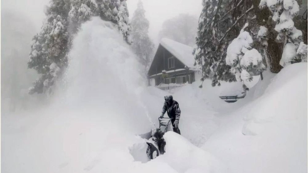 San Bernardino County has declared a state of emergency as communities remain buried after a record-breaking snowfall. — courtesy Getty Images