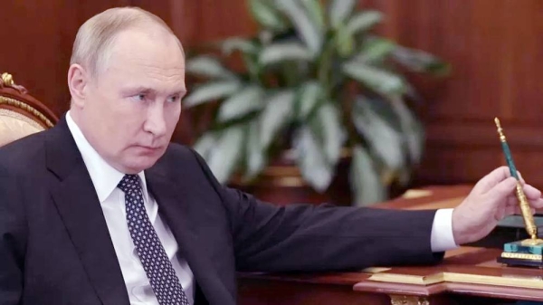 Russian President Vladimir Putin said a Ukrainian sabotage group entered a Russian border region on Thursday.