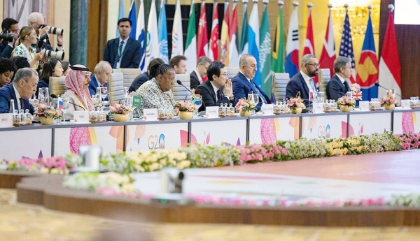 Minister of Foreign Affairs Prince Faisal Bin Farhan Bin Abdullah participated in the second session of the G20 foreign ministers' meeting in New Delhi.