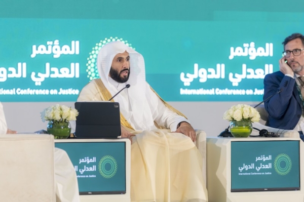 Justice Minister Walid Al-Samaani inaugurated the International Conference on Justice in Riyadh Sunday in the presence of ministers, thought leaders and legal experts from around the world.