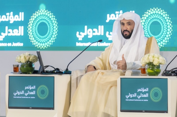 Justice Minister Walid Al-Samaani inaugurated the International Conference on Justice in Riyadh Sunday in the presence of ministers, thought leaders and legal experts from around the world.