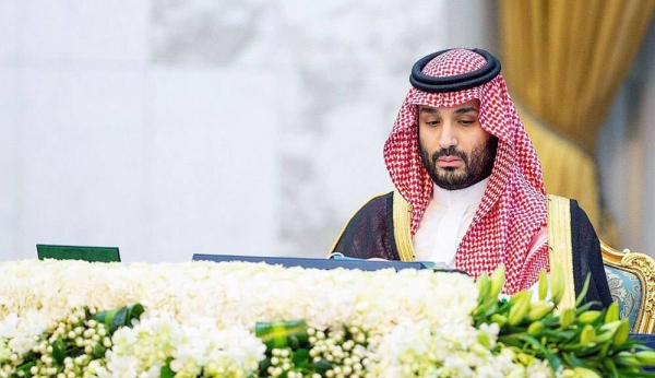 Crown Prince and Prime Minister Mohammed Bin Salman chaired the Cabinet session held Tuesday at Irqah Palace in Riyadh Tuesday.