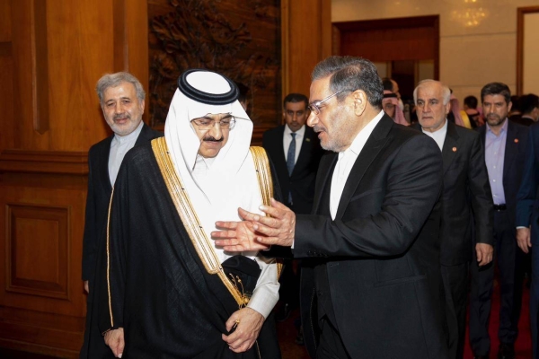 Saudi National Security Advisor Dr. Musaad Al-Aiban led the negotiations with Iran in the Chinese capital Beijing.