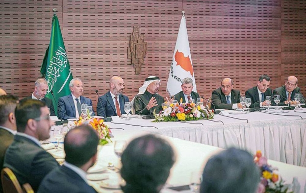 Cyprus President Nicos Anastasiades received at the Presidential Palace in Nicosia Sunday the Minister of Investment, Eng. Khalid Bin Abdulaziz Al-Falih.
