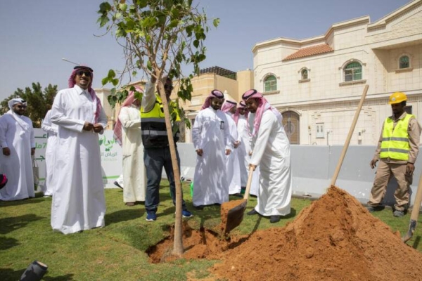 More than 39,000 trees will be planted in Al-Jazirah district under the Green Riyadh program.