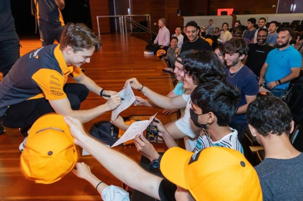 McLaren F1 Team driver Oscar Piastri visits KAUST to highlight partnership promoting STEM pathways in motorsport