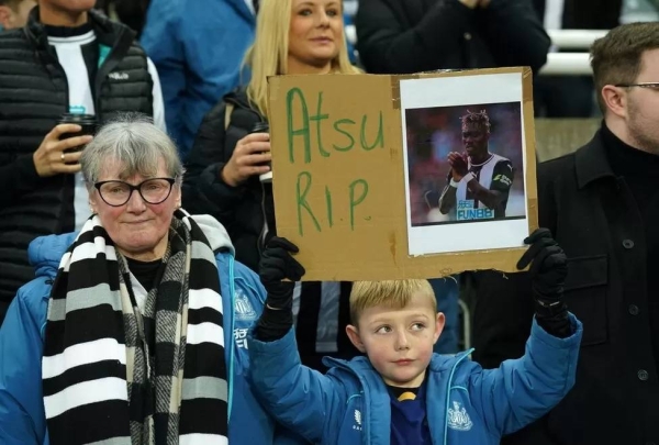 Newcastle United fans recently honoured Atsu's memory with a minute's applause