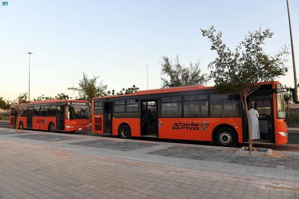 The Al-Madinah Region Development Authority has launched the frequent and public transportation service within (Madinah Buses) project, with a fleet of nearly 200 modern buses.