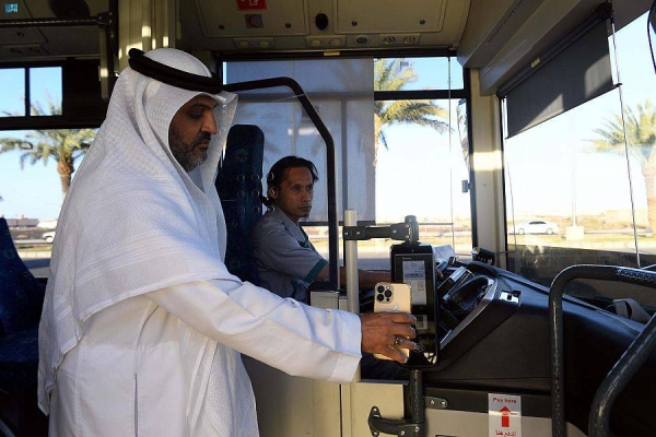 The Al-Madinah Region Development Authority has launched the frequent and public transportation service within (Madinah Buses) project, with a fleet of nearly 200 modern buses.