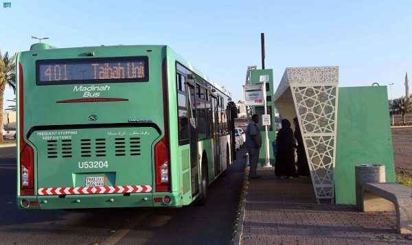 The Al-Madinah Region Development Authority has launched the frequent and public transportation service within (Madinah Buses) project, with a fleet of nearly 200 modern buses.