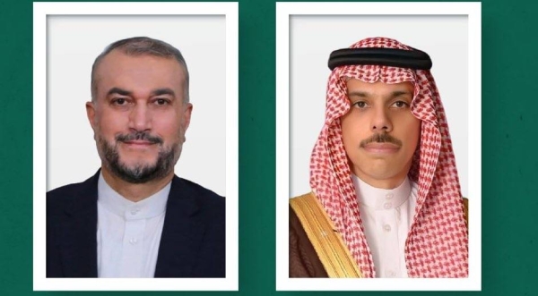 FM Prince Faisal holds talks with Iranian counterpart over phone.