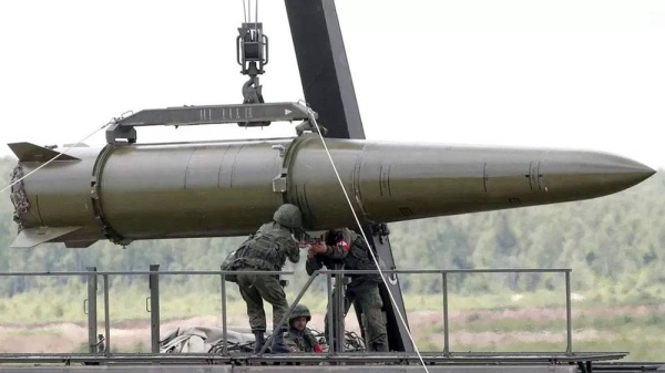 The Iskander — seen here in an archive photo — has a range of up to 500km (310 miles). — courtesy Reuters