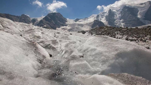 Glaciers in the Alps are at particular risk of rising temperatures due to climate change