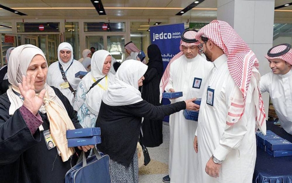 The King Abdulaziz International Airport here on Wednesday received the first regular scheduled direct flight between the Kingdom and Iraq.