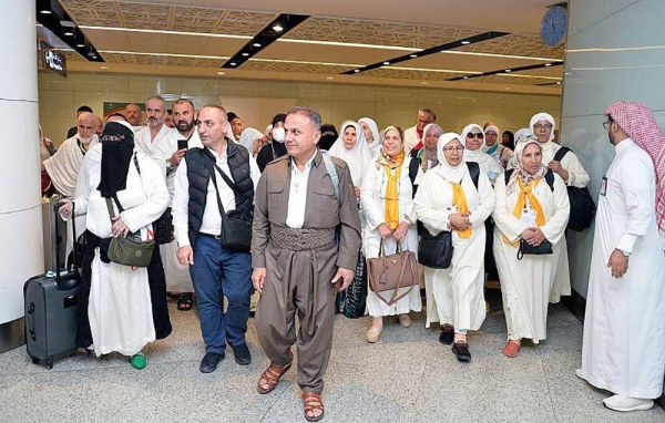 The King Abdulaziz International Airport here on Wednesday received the first regular scheduled direct flight between the Kingdom and Iraq.