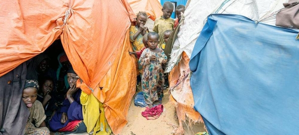 Some 280 families fled to a camp for displaced people in Daniyle in southeastern Somalia in early 2023. — courtesy UNICEF/Zerihun Sewunet