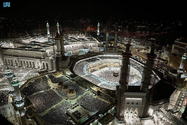 Over two million worshipers attend special prayers, seeking Laylatul Qadr at Holy Mosques