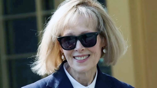 Former Elle magazine advice columnist E Jean Carroll seen in this file photo.
