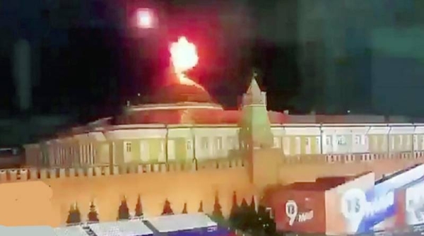 The Russian video that is circulating after Kremlin attack claims.