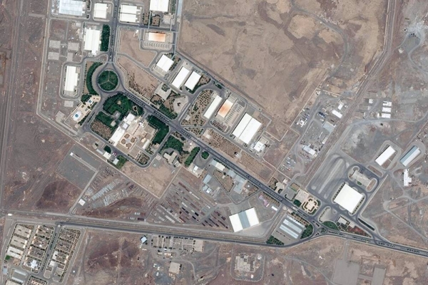 A 2015 view of Iran's uranium enrichment plant at Natanz. Much of it is built underground and protected by a thick concrete wall. — courtesy photo