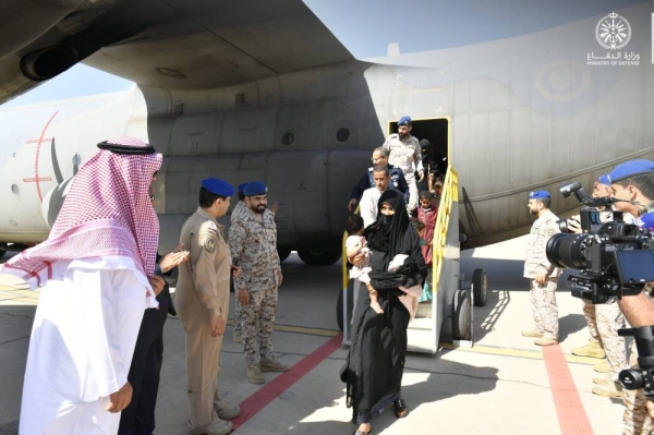 King Abdullah Air Base in the Western Sector received 26 foreign flights evacuating 2,889 nationals from Sudan