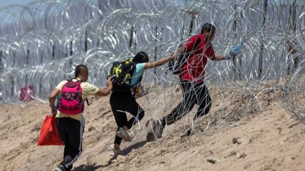 About 10,000 migrants have been crossing the border every day ahead of Title 42's expiry