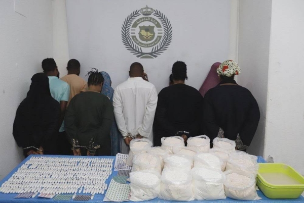Those arrested included four expatriates, five Nigerian visitors, and two violators of the Border Security Law.

