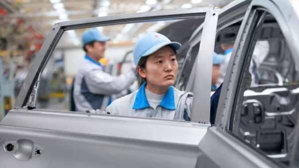China's car exports were boosted by demand for electric vehicles and sales to Russia