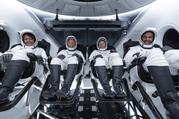 Saudi Arabia’s first female astronaut Rayyanah Barnawi and her colleague Ali Al Qarni, along with astronaut Peggy Whiston and business pioneer and pilot John Shoffner, will blast off to the International Space Station (ISS) on Sunday, May 21.