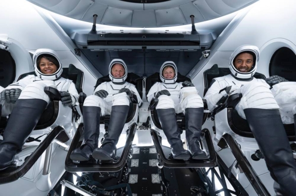 Abdullah Al-Sawha, minister of communications and IT and deputy head of the Supreme Space Council, and Princess Reema bint Bandar, Saudi ambassador to United States, witnessed the launch of the space vehicle from Kennedy Space Center.