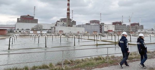 An IAEA expert mission team tours Zaporizhzhya Nuclear Power Plant and its surrounding area. (file). — courtesy IAEA/Fredrik Dahl