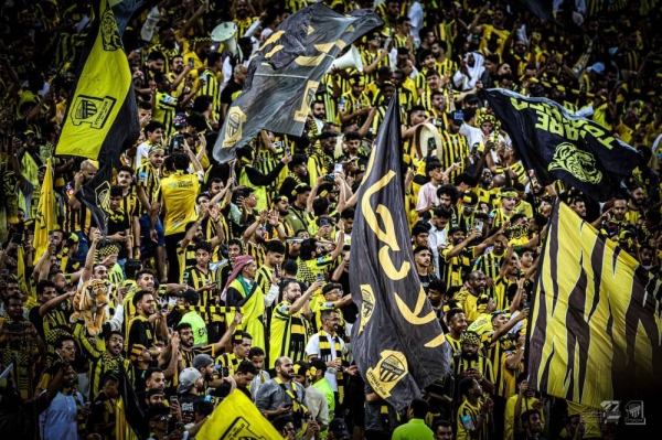 Al-Ittihad Jeddah were crowned the Saudi Professional League Champions on Wednesday night in the presence of thousands of jubilant fans who gathered at Al-Jawhara Stadium in King Abdullah Sports City to celebrate their favorite team’s coronation after a long wait of 14 years. (Picture: @ittihad)