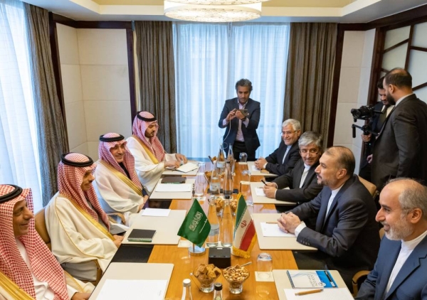 Saudi and Iranian foreign ministers meet in Cape Town on the fringes of the Friends of BRICS ministerial meeting.