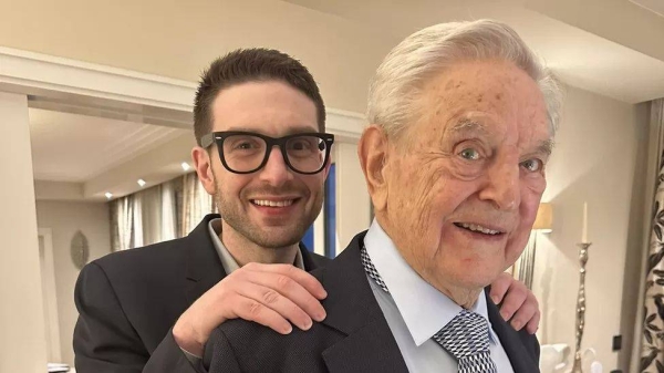 Alex, 37, and father George Soros