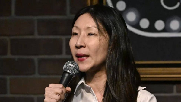 Jocelyn Chia, a lawyer turned comedian, is a prominent performer in New York