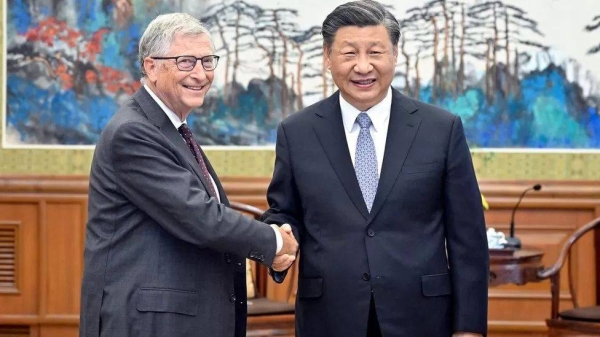 Xi Jinping and Bill Gates