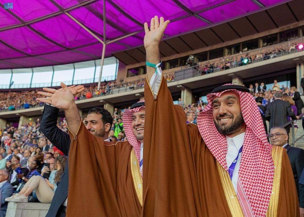Minister of Sports Prince Abdulaziz Bin Turki, who is also the chairman of the Saudi Olympic and Paralympic Committee, participated in the opening ceremony of the Special Olympics World Games Berlin 2023.