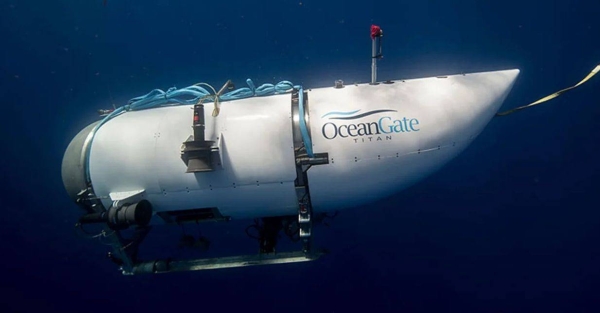 An undated photo shows the OceanGate Titan vessel