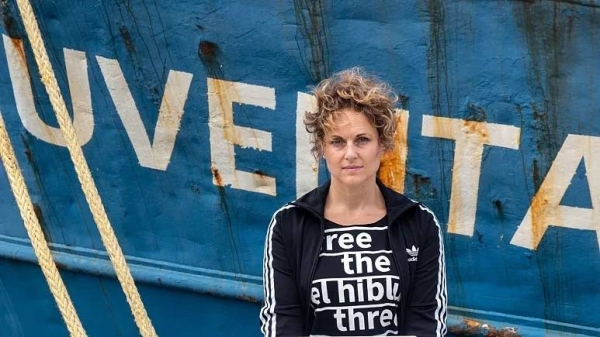 Kathrin Schmidt, a member of Iuventa, is among four from the group charged with aiding and abetting illegal migration in Italy.