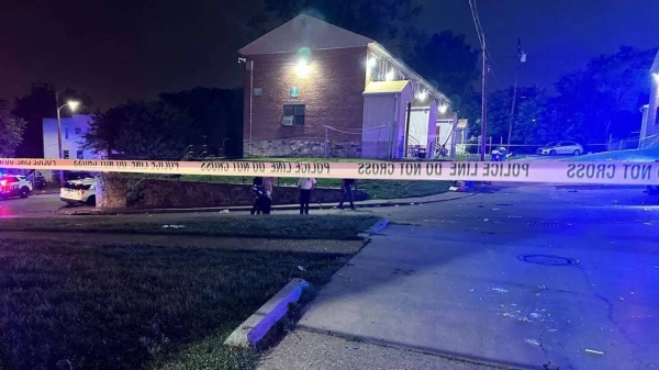 There is no information on suspects or a motive yet, but investigators are working an extensive crime scene, according to Baltimore police.