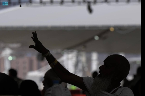 Where do over 100 million Jamarat pebbles go at the end of the stoning ritual?