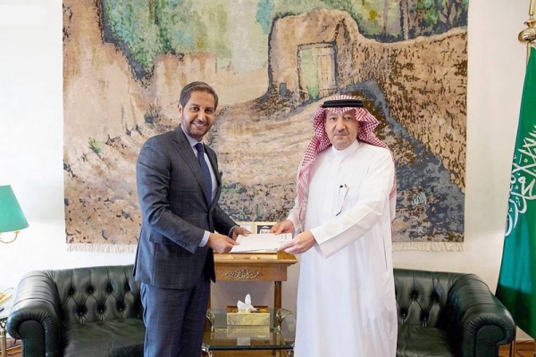 Vice Minister of Foreign Affairs Eng. Waleed Bin Abdulkarim El-Khereiji received the message during his meeting in Riyadh with the Dean of the Diplomatic Corps and Ambassador of the Republic of Djibouti to Saudi Arabia Dya-Eddine Said Bamakhrama.