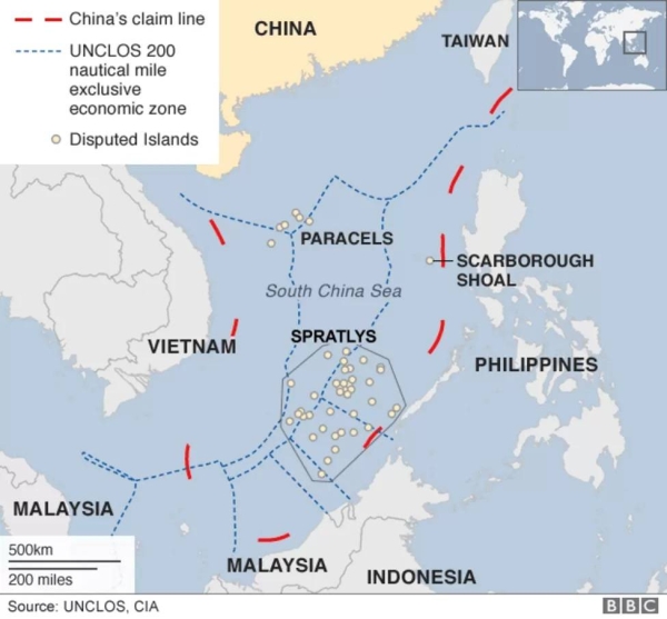 بحر الصين الجنوبي: تسمح الفلبين بفيلم باربي لكنها تريد أن تكون الخريطة غير واضحة