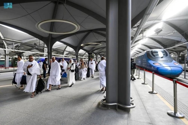 The Haramain Railway operated 3,627 trips to transport 750000 passengers this Hajj.